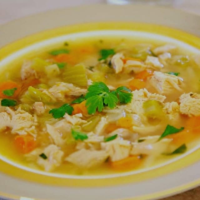 Organic Chicken Soup.
