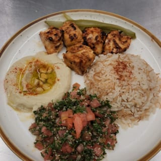 Chicken Kebab Souvlaki Dinner Combo TAKE OUT