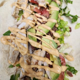 *GRILLED CHICKEN AVOCADO PITA WRAP