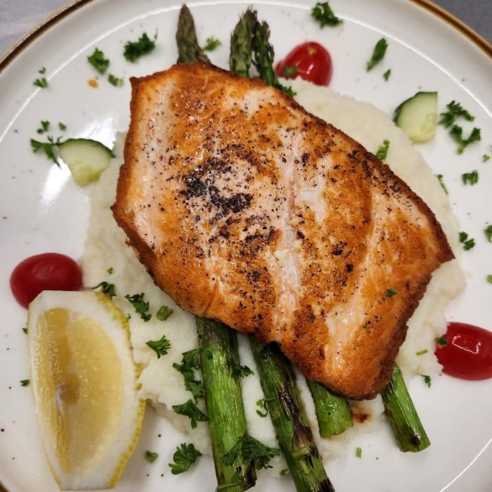 Grilled Wild Salmon.