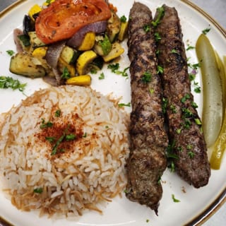 KAFTA KEBAB PLATTER TAKE OUT