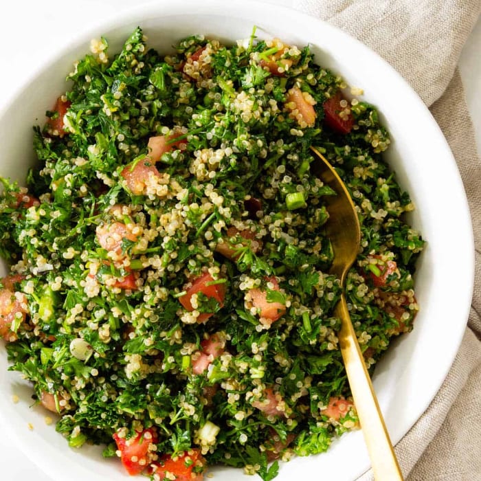 Quinoa Tabouli Salad.