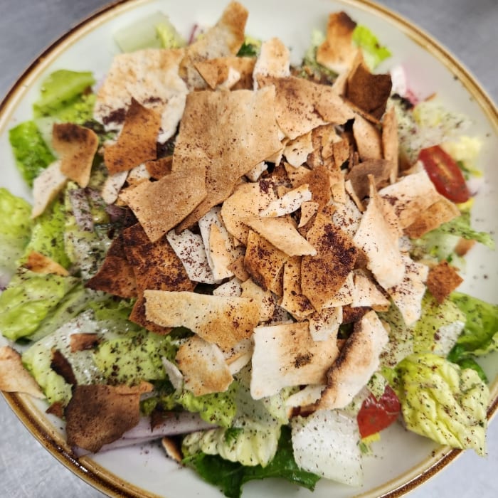 Mediterranean Fattoush Salad.