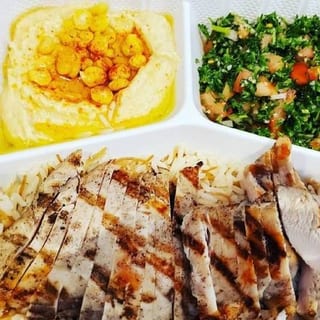 *GRILLED CHICKEN COMBO LUNCH TAKE OUT