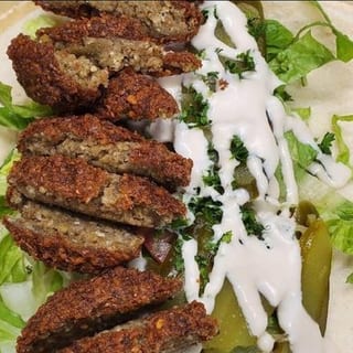 *FALAFEL DELUXE WRAP TAKE OUT